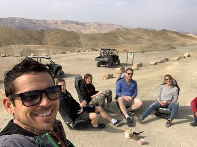 "A thrilling Bar Mitzvah trip in the Negev Desert featuring off-road adventures with jeeps and ATVs, combining excitement, stunning landscapes, and unforgettable family moments."